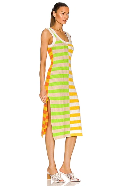 Shop Staud Seashore Dress In Capri Stripe Multi