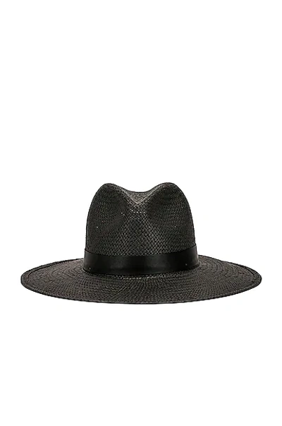 Shop Janessa Leone Simone Packable Hat In Black