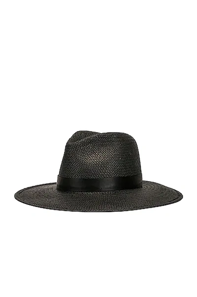 Shop Janessa Leone Simone Packable Hat In Black