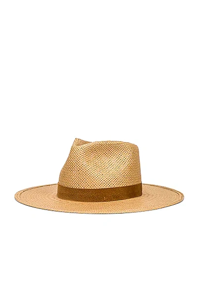 Shop Janessa Leone Alexei Packable Hat In Sand