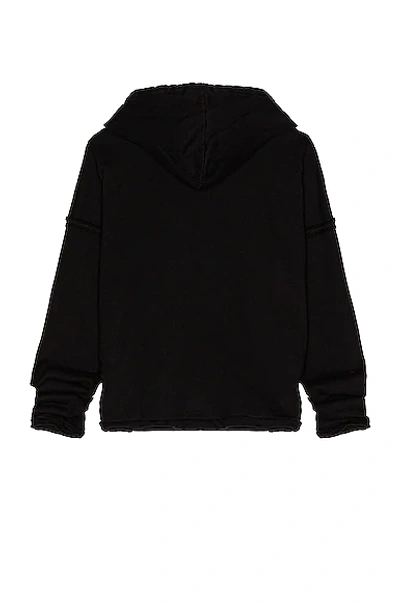 Shop Greg Lauren Baja Hoodie In Black