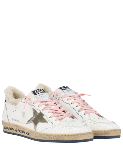 Shop Golden Goose "ball Star" Sneakers In White