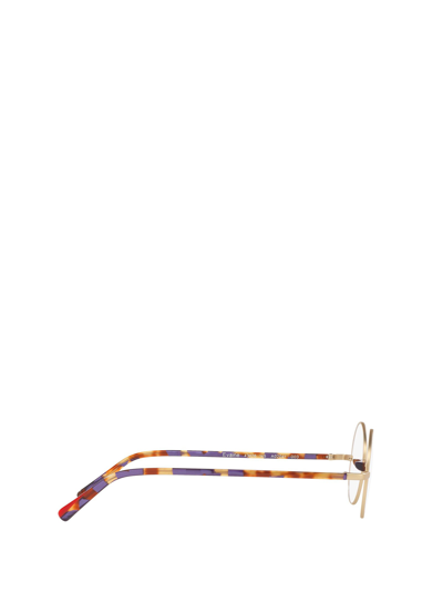 Shop Alain Mikli Eyeglasses In Matte Soft Gold