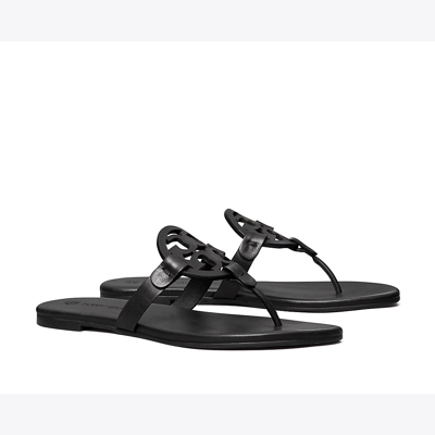 Shop Tory Burch Miller Soft Sandal In Perfect Black