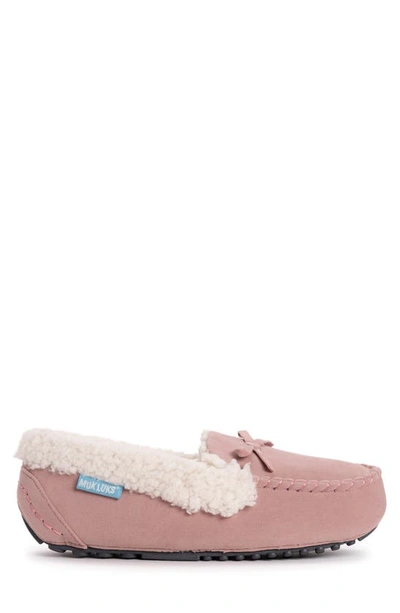Muk Luks Women's Jaylah Slippers Women's Shoes In Dusty Rose