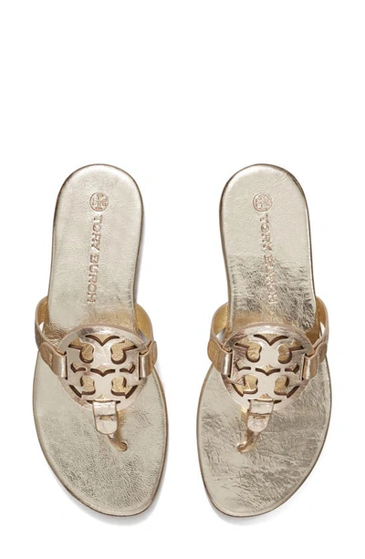 Tory Burch Miller Soft Sandal In Spark Gold