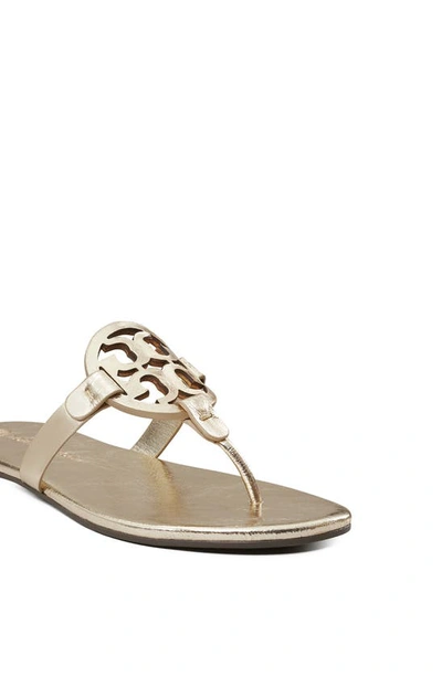 Tory Burch Miller Soft Sandal In Spark Gold