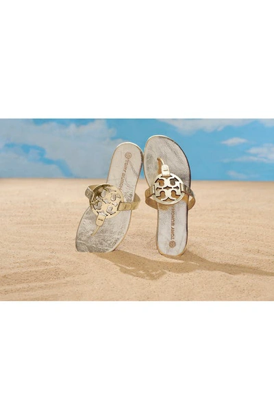 Shop Tory Burch Miller Soft Sandal In Spark Gold