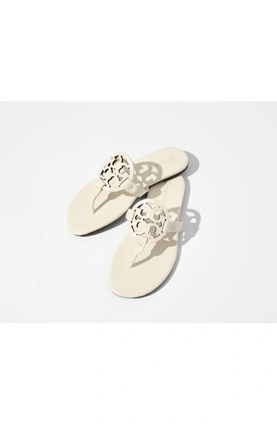 Tory Burch Miller Soft Leather Sandals In New Ivory