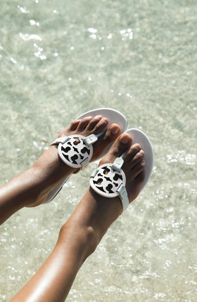 Tory Burch Miller Soft Leather Sandals In New Ivory