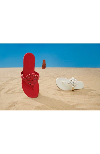 Tory Burch Miller Soft Leather Sandals In New Ivory