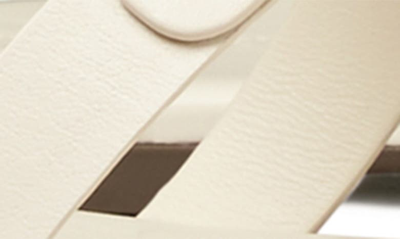 Tory Burch Miller Soft Leather Sandals In New Ivory