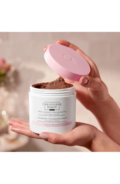 Christophe Robin Volume Shampoo Paste With Rassoul Clay And Rose Extracts 8.4 oz/ 250 ml