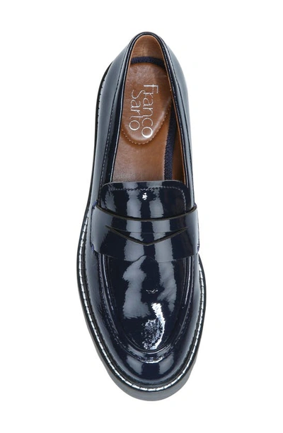 Shop Franco Sarto Balin Platform Loafer In Midnight