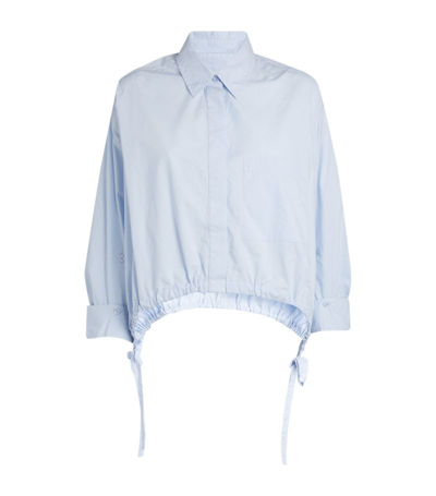 Shop Citizens Of Humanity Cotton Alexandra Shirt In Blue