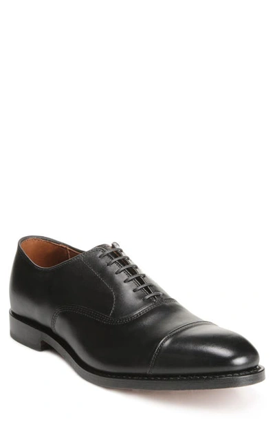 Shop Allen Edmonds Park Avenue Cap Toe Oxford In Black