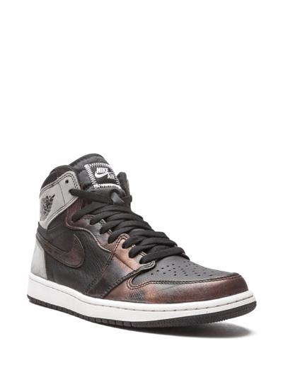 Jordan Air  1 Retro High Og Sneakers In Black