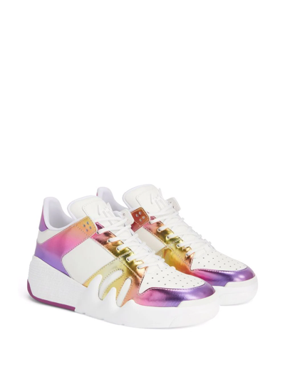 Giuseppe Zanotti Talon Low-top Sneakers In White