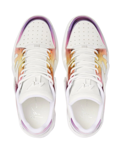Giuseppe Zanotti Talon Low-top Sneakers In White