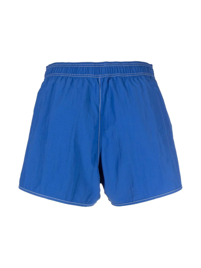 Shop Isabel Marant Vicente Swim Shorts In Blau