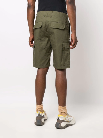 Dickies Construct Multi-pocket Cotton Cargo Shorts In Grün