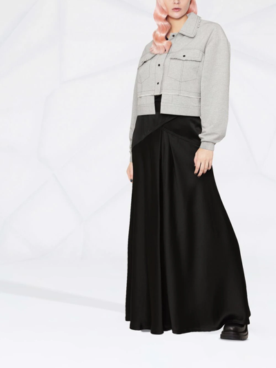 Shop Maison Margiela A-line Maxi Skirt In Schwarz