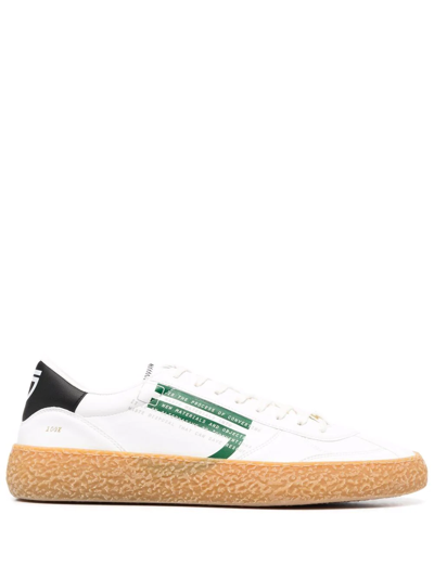 Shop Puraai Foresta Lace-up Sneakers In Weiss