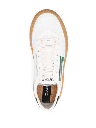 Shop Puraai Foresta Lace-up Sneakers In Weiss