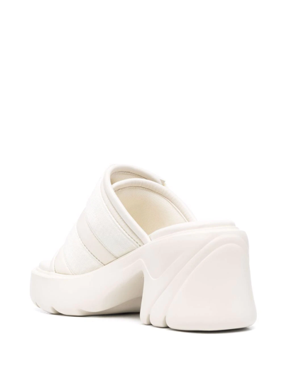 Shop Bottega Veneta Flash Chunky Sandals In White