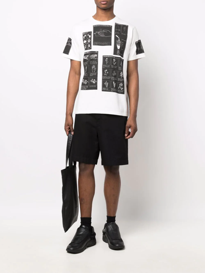Shop Phipps Graphic Print T-shirt In Weiss