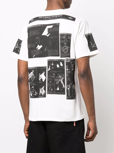 Shop Phipps Graphic Print T-shirt In Weiss