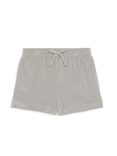 Shop Barefoot Dreams Little Girl's Cozyterry Shorts In Wave