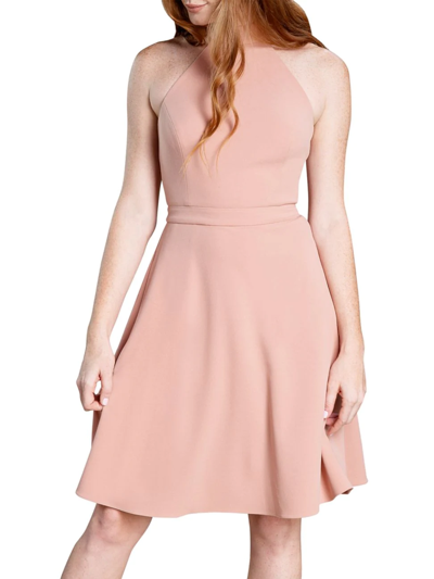 Shop Dress The Population Women's Paulina Sleeveless Minidress In Blush