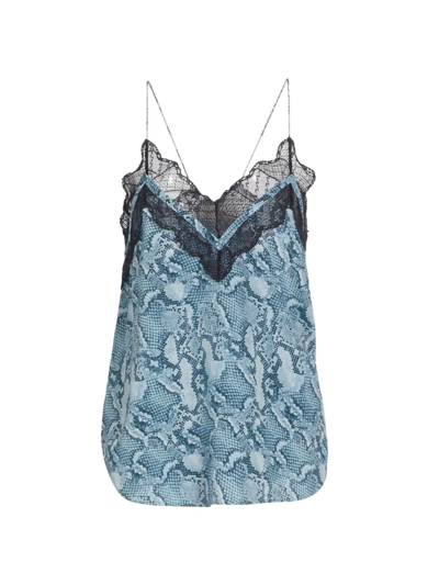 Shop Zadig & Voltaire Christy Camisole In Blue