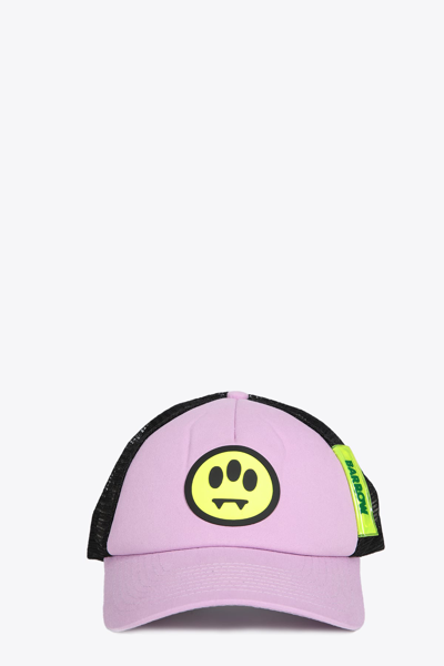 Shop Barrow Tracker Unisex Pink Cap With Smile Patch In Rosa