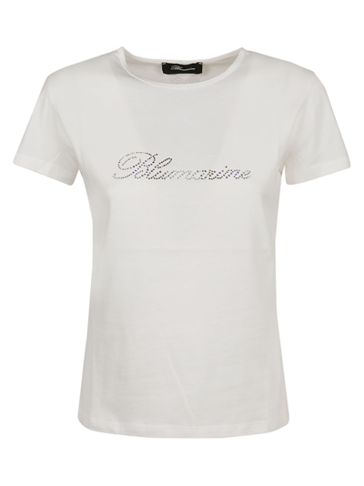 Shop Blumarine T-shirt In Avorio