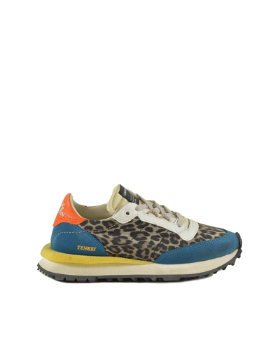 Hidnander Multicolour Sneakers In Brown