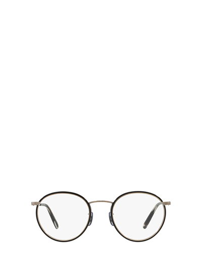 Shop Oliver Peoples Ov1242td Black / Antique Pewter Glasses