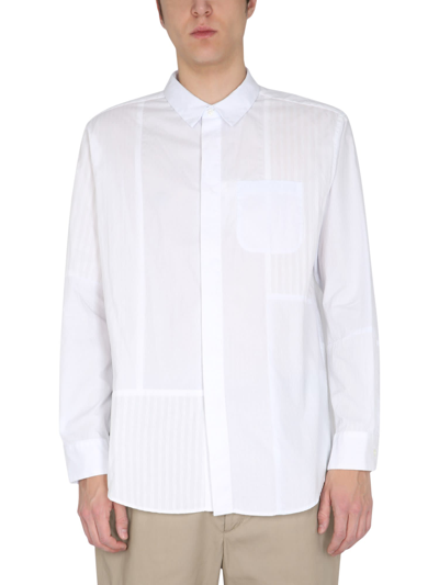 Shop Engineered Garments Cotton Shirt In Bianco