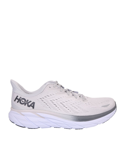 Shop Hoka One One Clifton 8 Low-top Sneakers In Beige