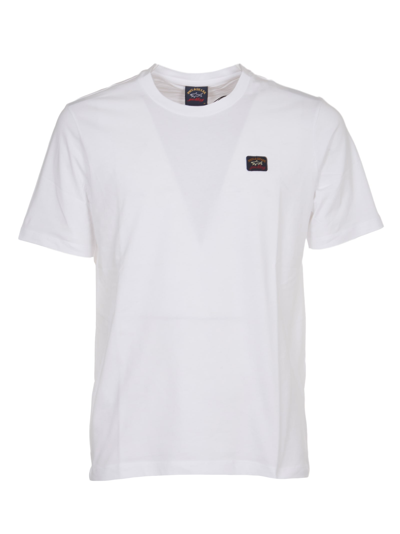 Shop Paul&amp;shark White T-shirt With Logo