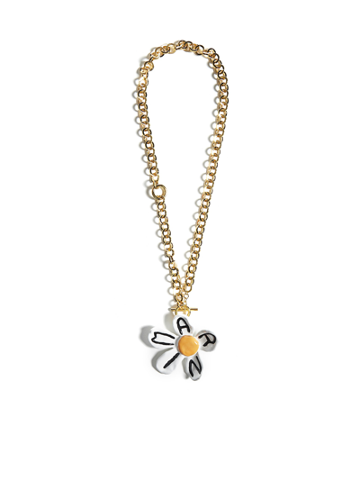 Shop Marni Necklace In Lily White