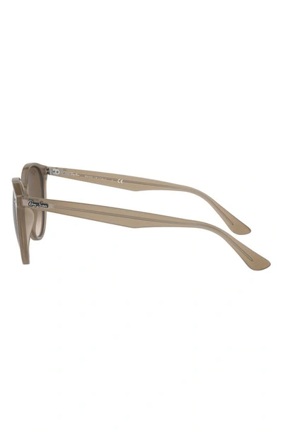 Ray Ban Ray-ban Women's Round Sunglasses, 53mm In Opal Beige/ Brown Gradient