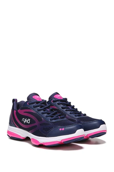 Shop Ryka Devotion Xt Sneaker In Blue/pink/white