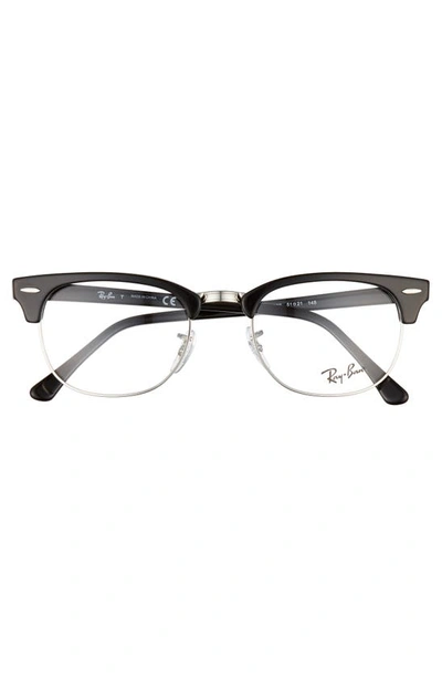 Ray Ban 51mm Optical Glasses In Shiny Black