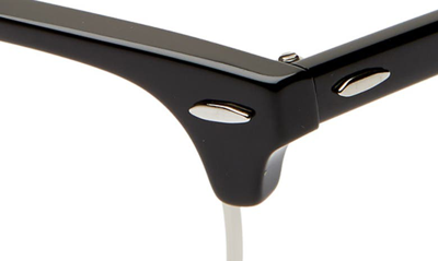 Ray Ban 51mm Optical Glasses In Shiny Black