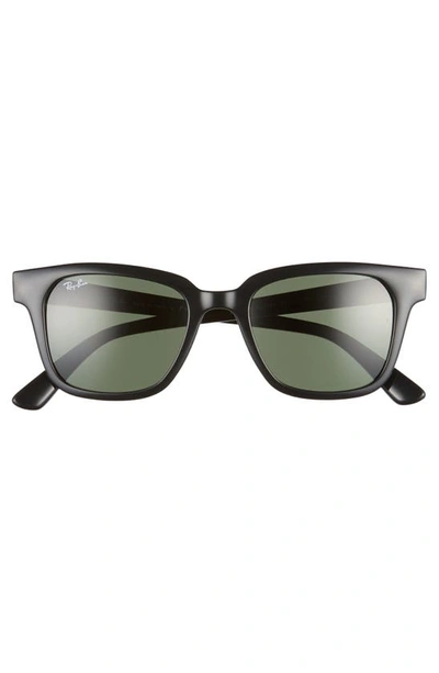 Shop Ray Ban 51mm Wayfarer Sunglasses In Black/ Green
