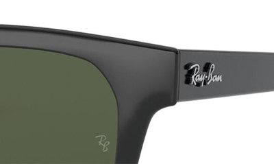 Shop Ray Ban 51mm Wayfarer Sunglasses In Black/ Green