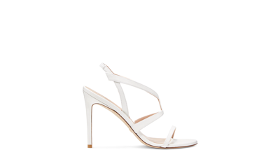 Shop Stuart Weitzman Soiree 100 Strappy Sandal The Sw Outlet In White