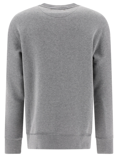 Shop Golden Goose "archibald" Sweatshirt In Grey